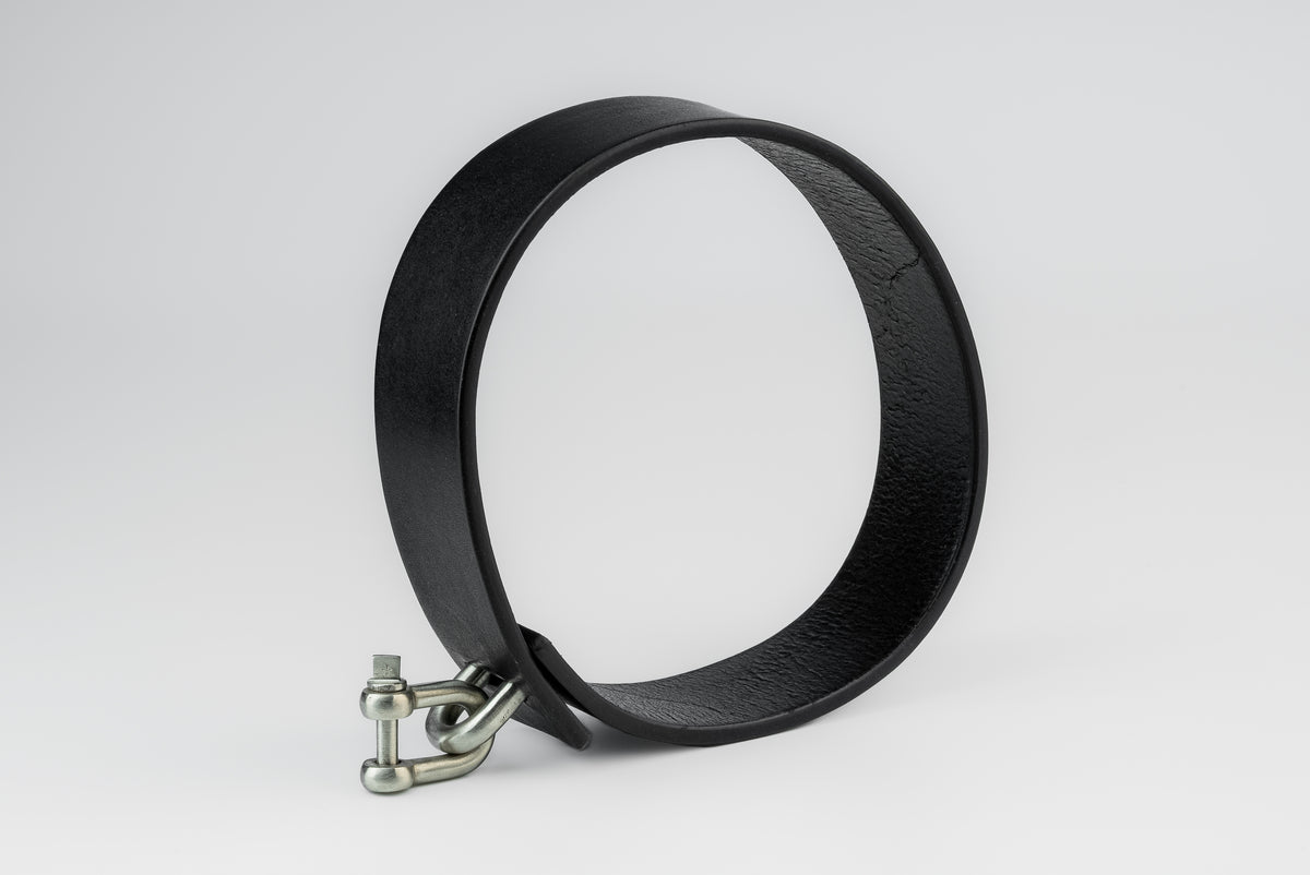 Leather Charm Choker (30mm, MZ+BLK) – Parts of Four