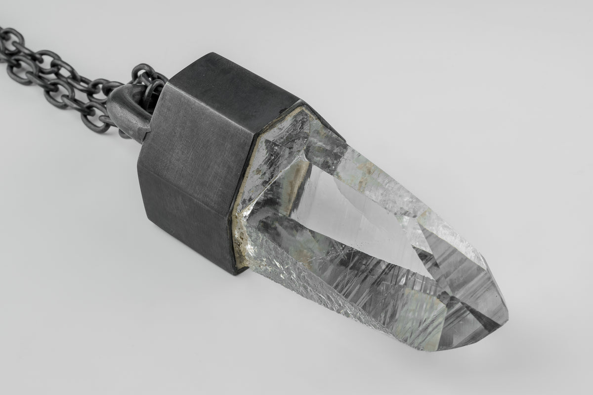 Talisman Necklace (Lemurian Quartz, KA+LEM) – Parts of Four